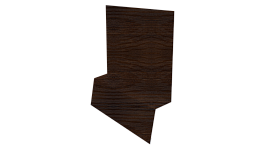 Планка стартовая фальц 135x30x55 мм, Античный дуб 3D