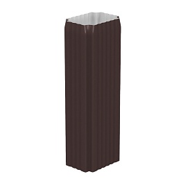 Труба водосточная 76x102x3000 мм, 8017 шоколадно-коричневый