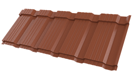 Профиль Пегас 1185/1150x0,4 мм, 8004 медно-коричневый глянцевый