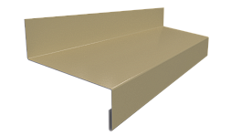 Отлив простой 20х50х20 мм, 1015 св. слоновая кость глянцевый