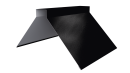 Конёк фигурный 150x150x2000 мм, 9005 черный янтарь глянцевый