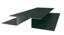 Планка стыковочная сложная Блок-хаус 110x2000 мм, 6005 зеленый мох матовый