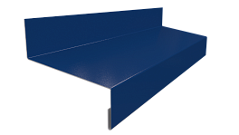 Отлив простой 20х50х20 мм, 5015 небесно-синий глянцевый