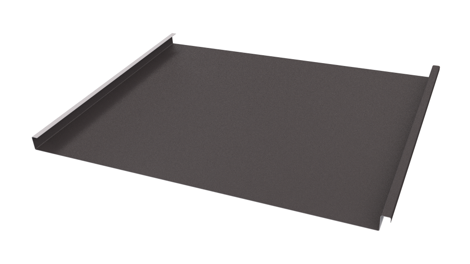 Фальцевая кровля 562/550x0,45 мм, 8019 серо-коричневый матовый