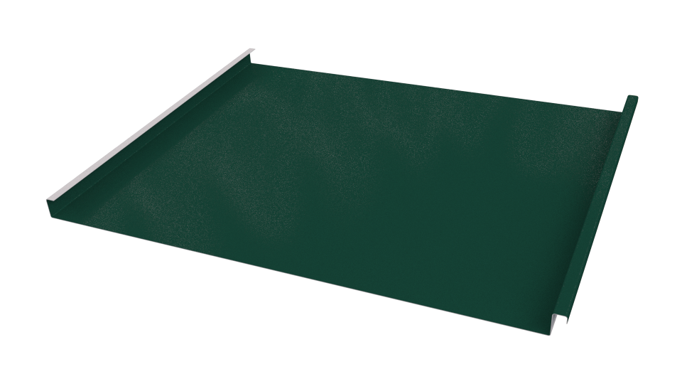 Фальцевая кровля 562/550x0,45 мм, 6005 зеленый мох глянцевый