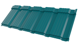 Металлочерепица Каскад 1185/1150x0,5 мм, 5021 водная синь глянцевый