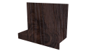 Примыкание боковое фальц 25x65x130 мм, Морёный дуб 3D