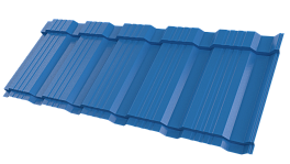 Профиль Пегас 1185/1150x0,4 мм, 5015 небесно-синий глянцевый