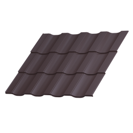 Профиль Орион 25 1200/1150x0,45 мм, 8017 шоколадно-коричневый матовый