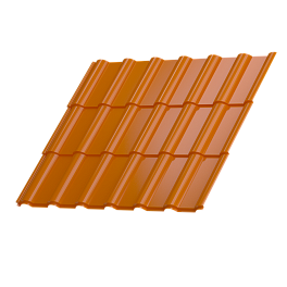 Профиль Феникс 1180/1100x0,4 мм, 2011 насыщенный оранжевый глянцевый