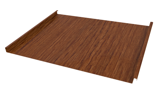 Фальцевая кровля 562/550x0,45 мм, Золотой орех 3D