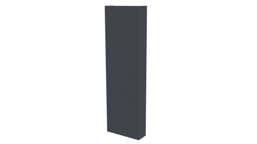 Декоративная накладка 20x60x20 мм, 7024 графитовый серый PUR Pruf