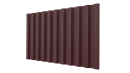 Профнастил С21 1051/1000x0,45 мм, 3005 винно-красный матовый