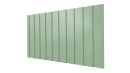 Профнастил С8 1200/1150x0,5 мм, 6019 бело-зеленый глянцевый