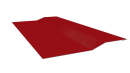 Планка крепёжная фальц 50x17x29 мм, 3020 транспортный красный глянцевый