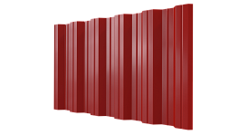 Профнастил НС35 1060/1000x0,45 мм, 3020 транспортный красный глянцевый