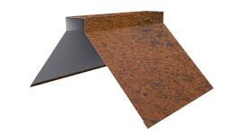 Конёк фигурный 150x150x2000 мм, Картэн