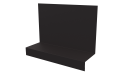Примыкание боковое фальц 25x65x130 мм, 8019 серо-коричневый матовый
