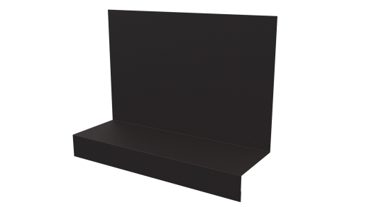Примыкание боковое фальц 25x65x130 мм, 8019 серо-коричневый матовый