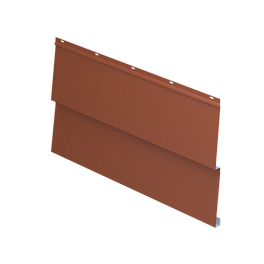 Металлосайдинг Корабельная доска 267/236x0,45 мм, 8004 медно-коричневый матовый
