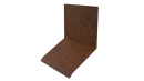 Планка примыкания верхняя к стене фальц 150x130x20 мм, Картэн