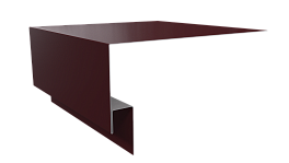 Планка околооконная 200х75х20 мм, 3005 винно-красный глянцевый