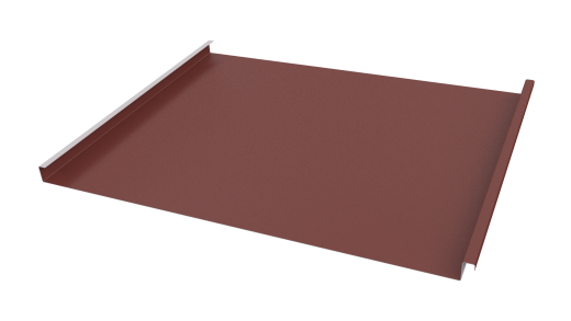 Фальцевая кровля 562/550x0,45 мм, 3009 оксид красный матовый