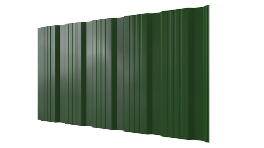 Профнастил К20 1185/1120x0,45 мм, 6002 лиственно-зеленый глянцевый