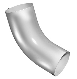 Колено 60⁰, 90 мм, 9003 сигнальный белый