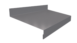 Отлив простой 20х100х20 мм, 7005 мышино-серый глянцевый