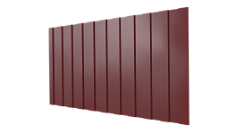 Профнастил С8 1200/1150x0,7 мм, 3011 коричнево-красный глянцевый