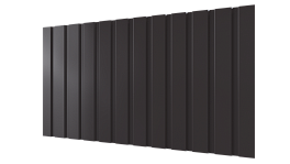 Профнастил С10 1155/1100x0,4 мм, 8019 серо-коричневый глянцевый
