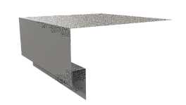 Планка околооконная 200х75х20 мм, 9002 светло-серый глянцевый