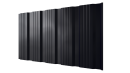 Профнастил К20 1195/1130x0,4 мм, 9005 черный янтарь глянцевый
