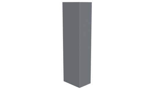 Стойка 40x60x40 мм, 7040 серое окно глянцевый