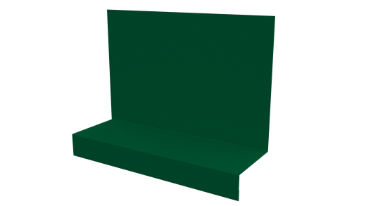 Примыкание боковое фальц 25x65x130 мм, 6029 мятно-зеленый глянцевый