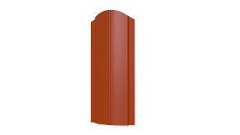 Штакетник Европланка 126x0,5 мм, 2004 оранжевый глянцевый