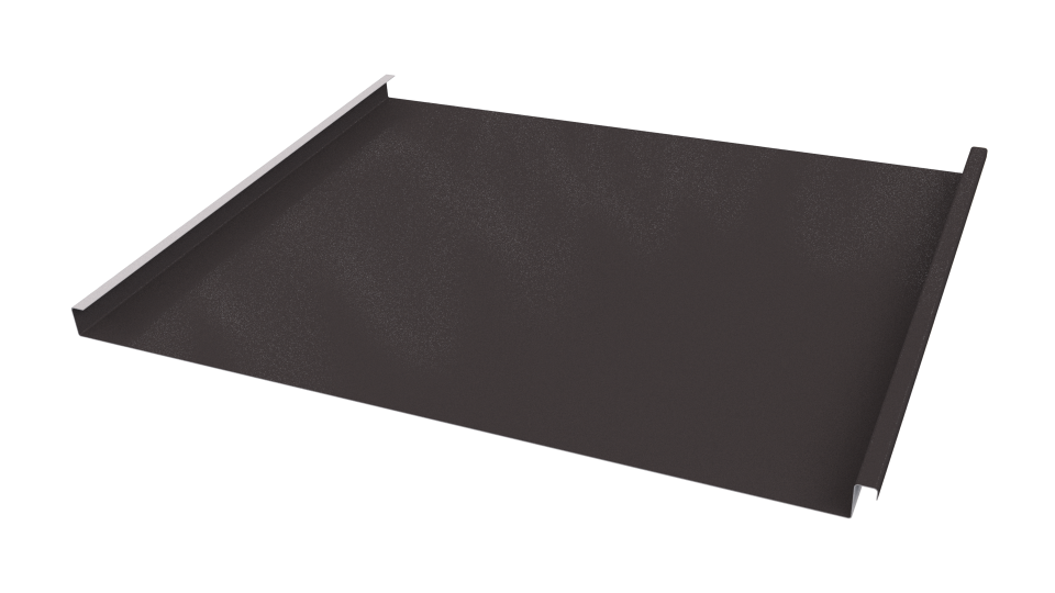 Фальцевая кровля 562/550x0,45 мм, 8019 серо-коричневый глянцевый