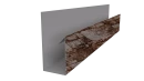 Планка П-образная 30x20x2000 мм, Дикий камень