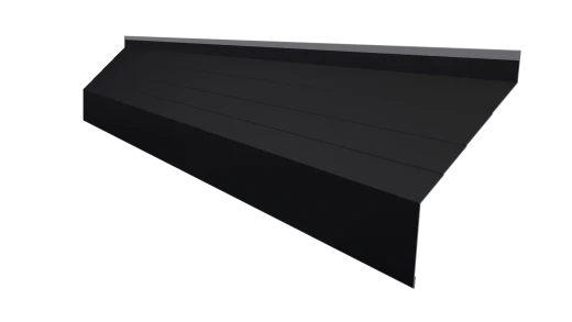 Ламель Юкка 110x0,4 мм, 9005 черный янтарь глянцевый
