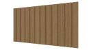 Профнастил С10 1155/1100x0,45 мм, Орех 3D