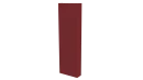 Декоративная накладка 20x60x20 мм, 3011 коричнево-красный глянцевый