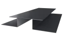 Планка стыковочная сложная Блок-хаус 110x2000 мм, 7024 графитовый серый PUR Pruf
