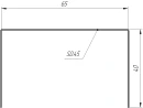 Крышка 40x65x40 мм, 5002 ультрамариново-синий глянцевый