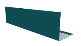 Планка завершающая 10x50x50x10 мм, 5021 водная синь глянцевый