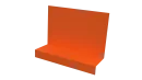 Примыкание боковое фальц 25x65x130 мм, 2004 оранжевый глянцевый