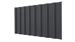 Профнастил С20B 1150/1100x0,5 мм, 7024 графитовый серый матовый