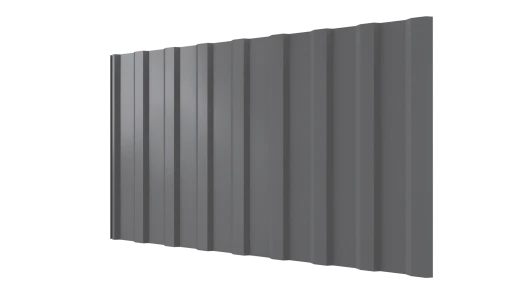 Профнастил С20R 1150/1100x0,5 мм, 7037 пыльно-серый глянцевый