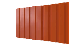 Профнастил С20A 1150/1100x0,5 мм, 2004 оранжевый глянцевый