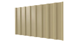 Профнастил С20B 1150/1100x0,4 мм эконом, 1014 слоновая кость глянцевый